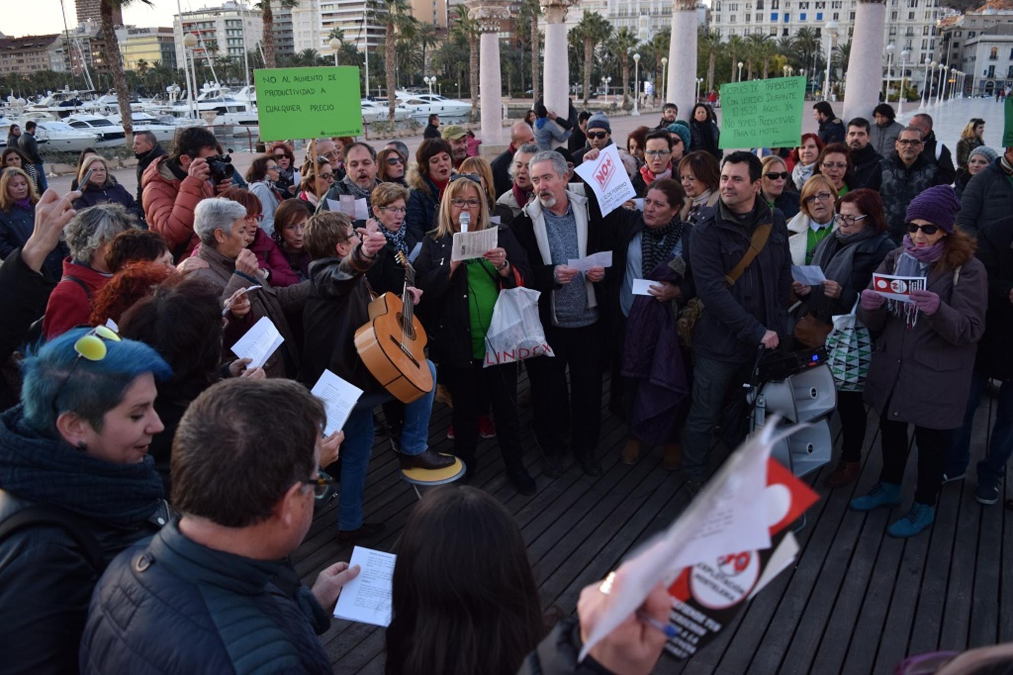 Concentración Kellys Meliá Alicante 5